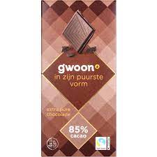 G'WOON Extra-Puur chocolate (85%)