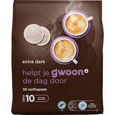 G'WOON Koffiepads Extra Dark